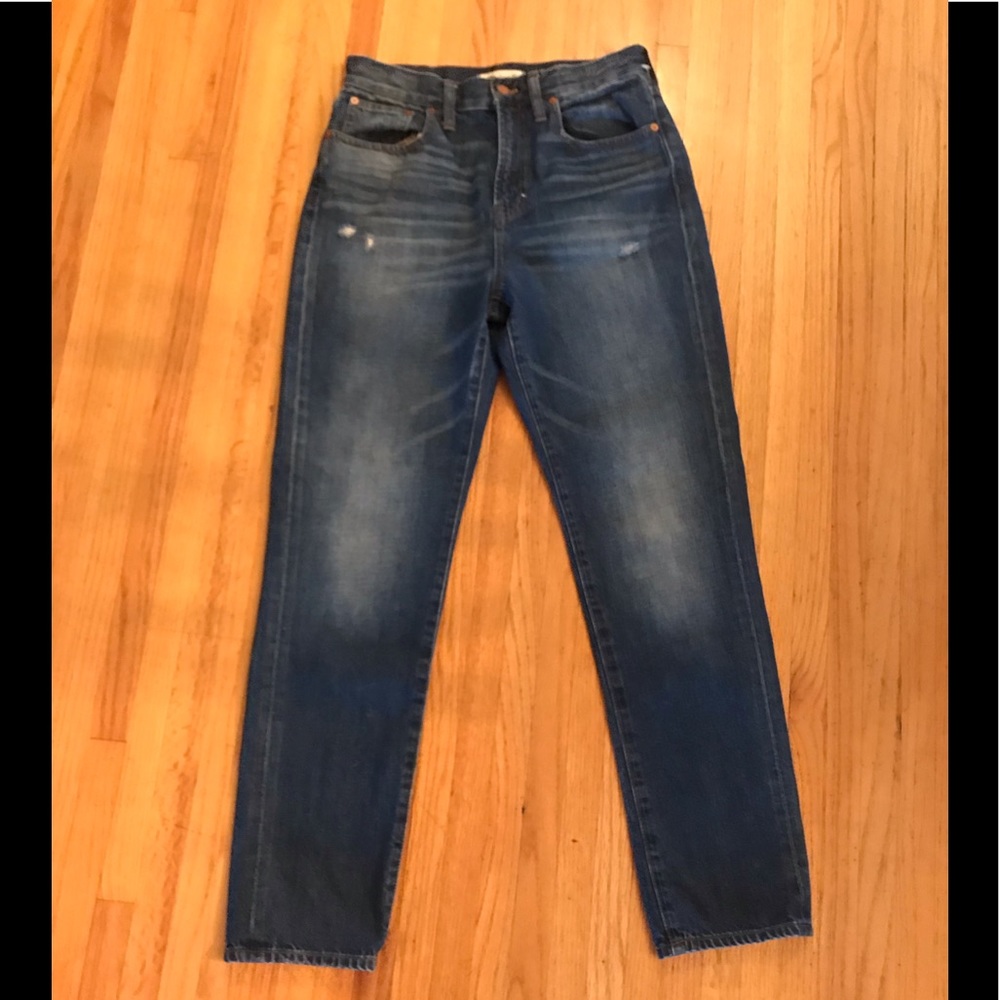 Madewell Women's Straight Leg Jeans - Dark Blue